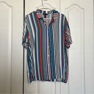Forever21 Multicolor Striped Shirt